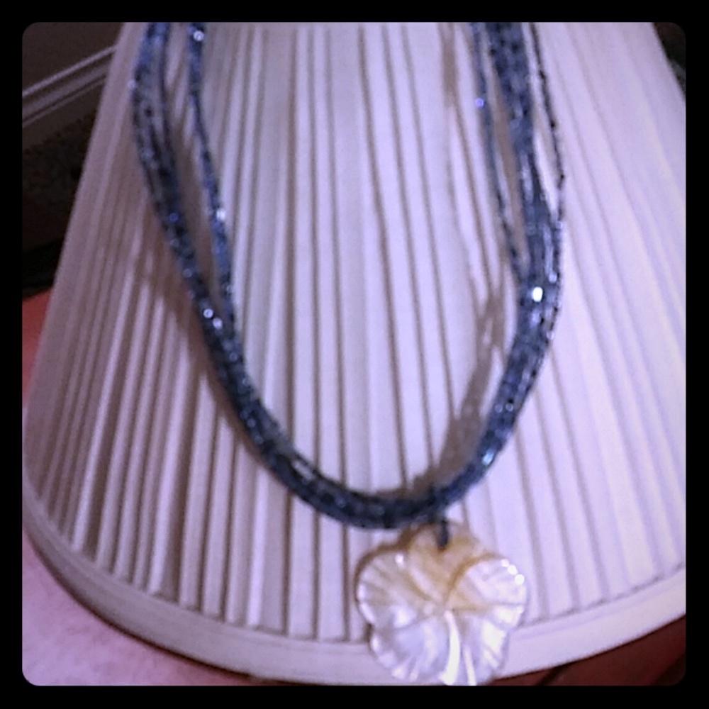 Multi strands of beautiful blue beads